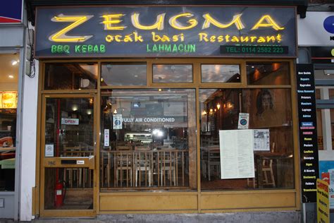 Zeugmas sheffield  Often, the governing word will mean something different when applied to each part, as in the sentence, "He took his coat and his vacation 